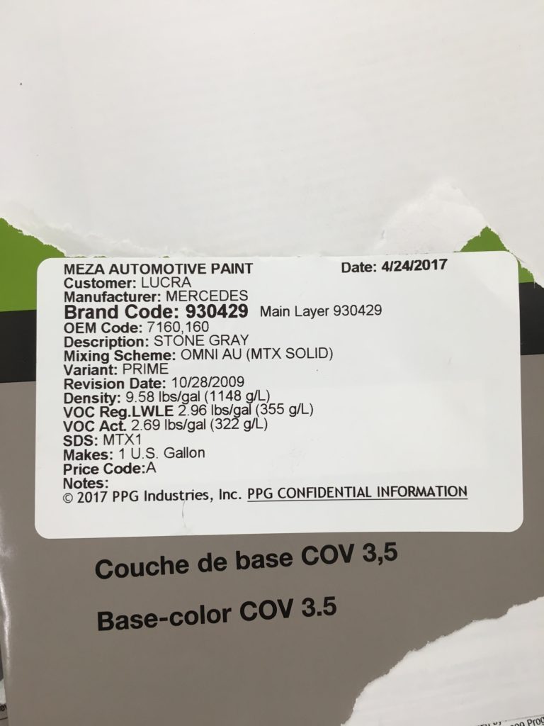 paintcode 34j