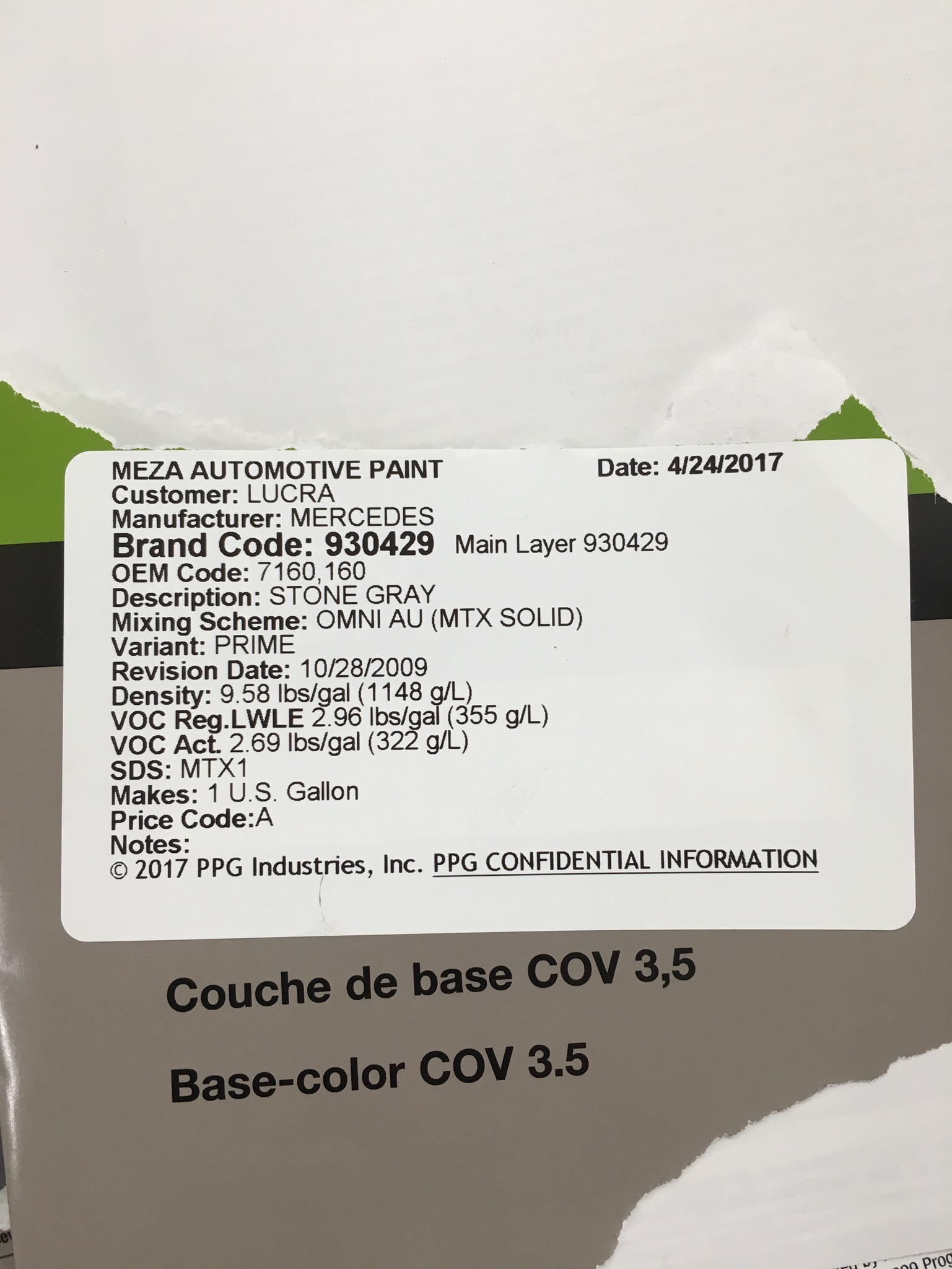 oem paintcode that are threestage pearl